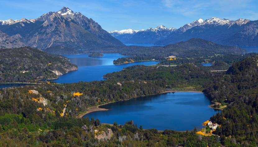 Santiago, Valparaíso, Lagos, Bariloche y Buenos Aires